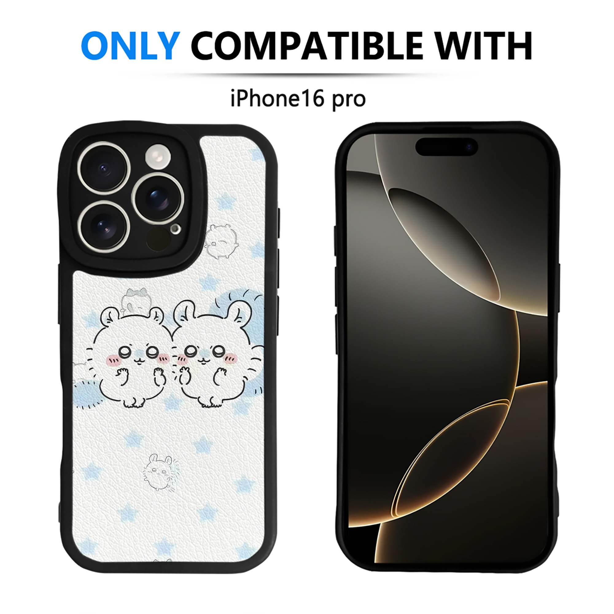 （画像用） ちいかわ Chii-kawa 【iPhone 16シリーズ対応】シリコンスマホケース（レザー調） 材質：シリコン